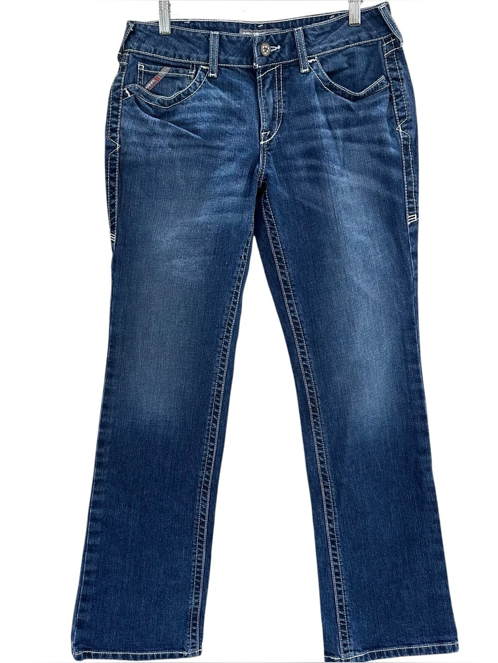 ARIAT CAT2 FR Entwined Mid-Rise Boot Cut Denim Work Jeans Women's 29L
